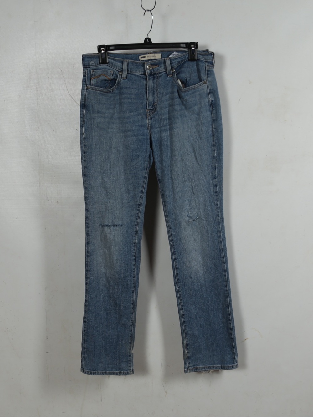 Levi's Women's Faded Blue Straight Leg Jeans